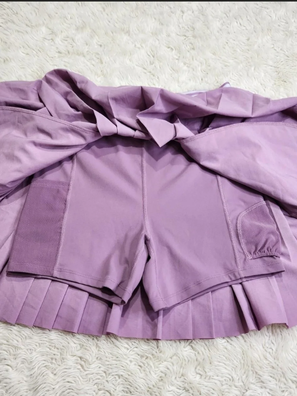 Greyson NWT Leo Purple Pleated Golf Tennis Athletic Skort Skirt Size XS - Picture 8 of 9